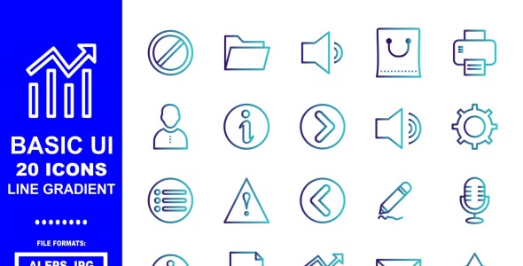 Набор иконок на тему data