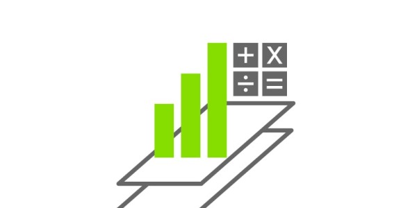 Шаблон логотипа на тему графика