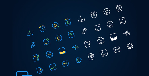 Набор иконок на тему social media