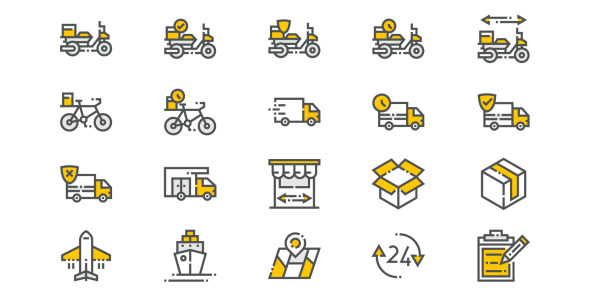 Набор иконок на тему food