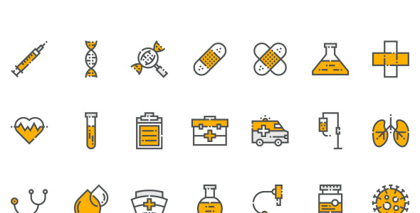 Набор иконок на тему medical