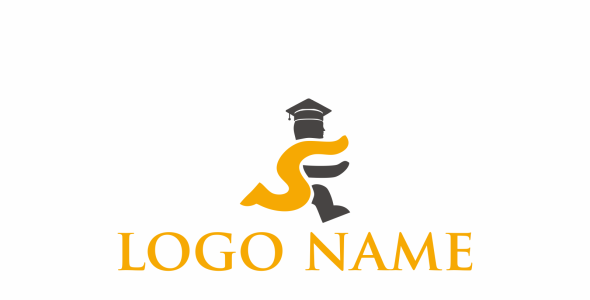 Шаблон логотипа на тему графика