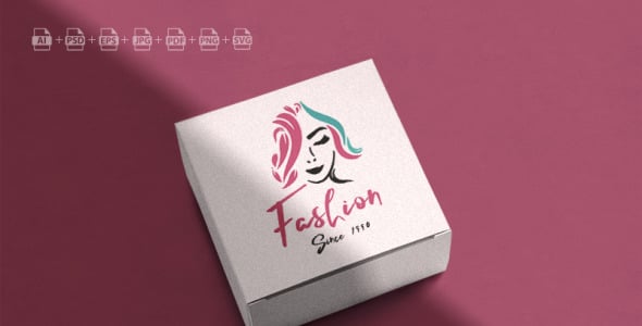 Шаблон логотипа на тему графика