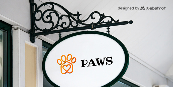 Шаблон логотипа на тему графика