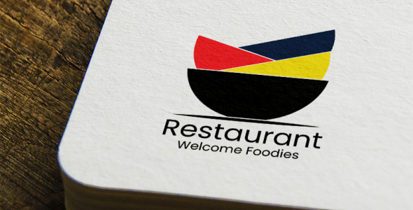 Шаблон логотипа на тему графика