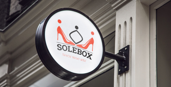 Шаблон логотипа на тему графика