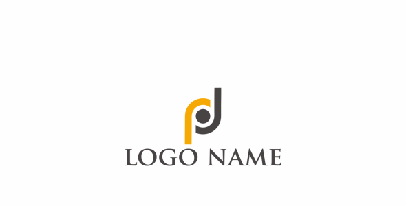 Шаблон логотипа на тему графика