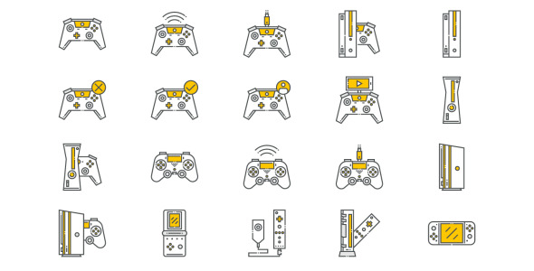 Набор иконок на тему game