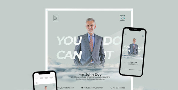 Шаблон для соцсетей на тему графика