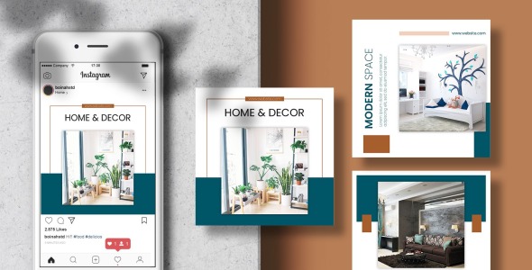 Шаблон для соцсетей на тему графика