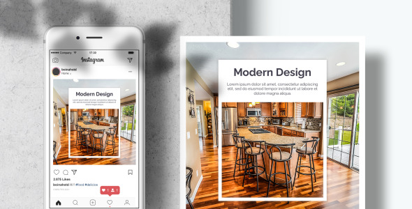 Шаблон для соцсетей на тему графика