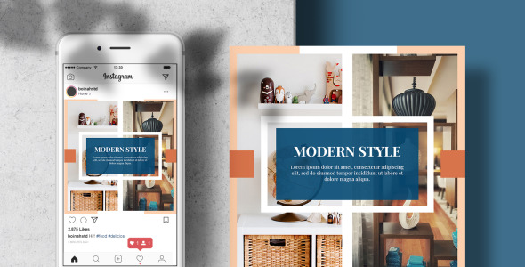 Шаблон для соцсетей на тему графика