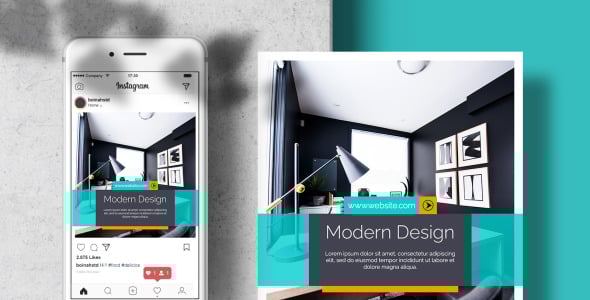 Шаблон для соцсетей на тему графика