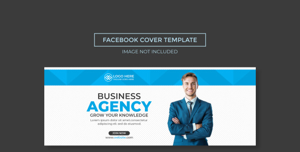 Шаблон для соцсетей на тему графика