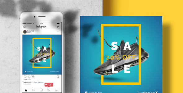 Шаблон для соцсетей на тему графика