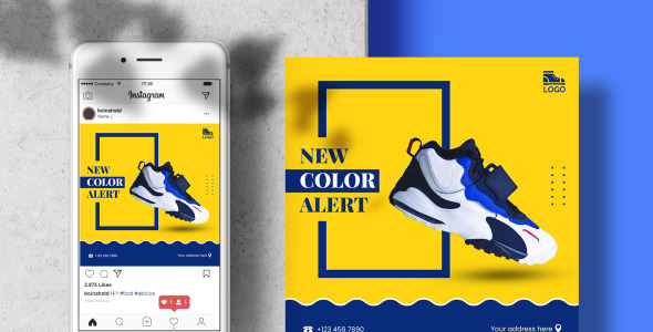 Шаблон для соцсетей на тему графика