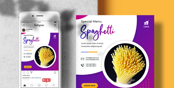 Шаблон для соцсетей на тему графика