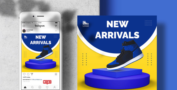 Шаблон для соцсетей на тему графика