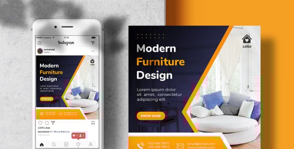 Шаблон для соцсетей на тему графика