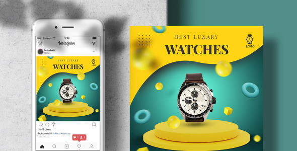 Шаблон для соцсетей на тему графика