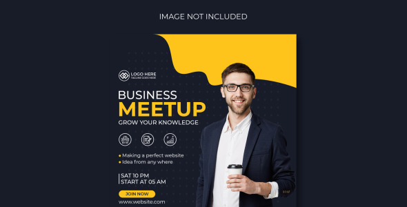 Шаблон для соцсетей на тему графика