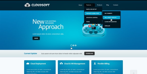 программное обеспечение компании drupal template
