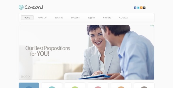 адаптивный шаблон сайта для бизнеса и услуг