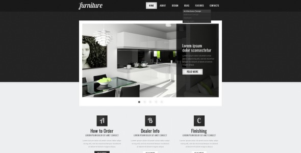 шаблон мебельного сайта