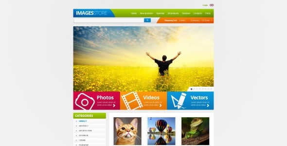 изображения для различных проектов шаблон zencart