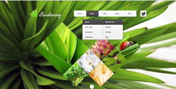 садовый дизайн drupal шаблон