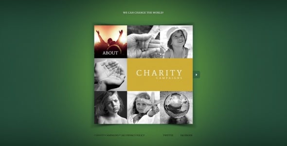 шаблон сайта детской благотворительности