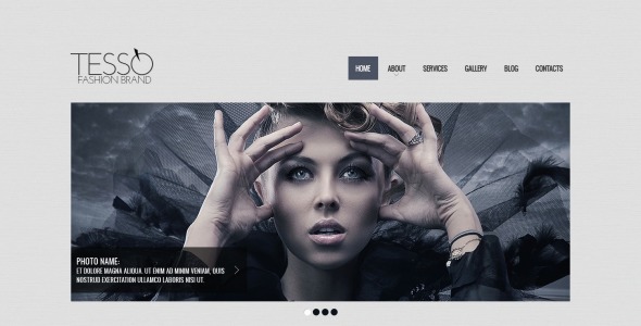 модный адаптивный шаблон сайта