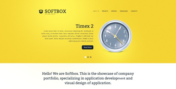 программное обеспечение отзывчивый шаблон веб-сайта