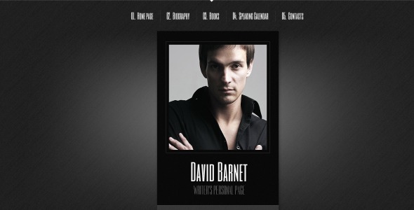 шаблон персональной страницы сайта