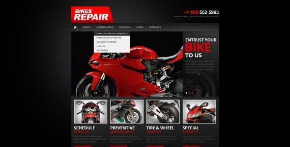 велосипедный магазин drupal шаблон