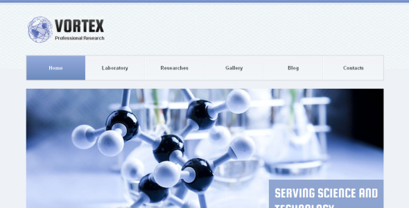 science moto cms html шаблон