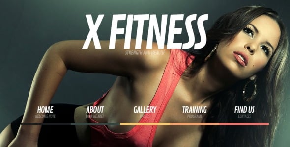 шаблон фитнес-сайта