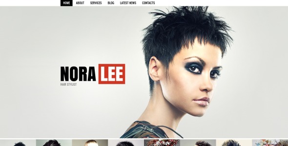 шаблон сайта парикмахерской