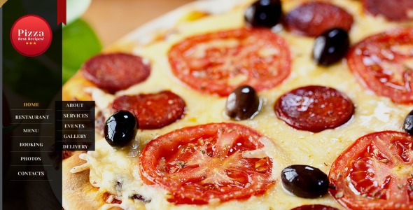 шаблон сайта пицца