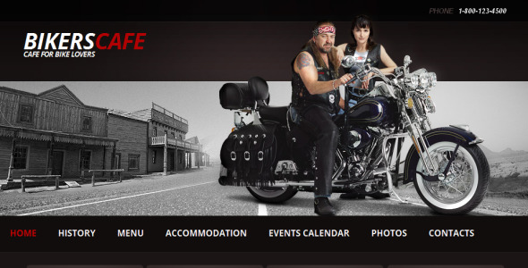 кафе moto cms html шаблон