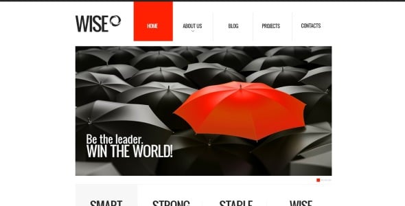 вдохновляющий бизнес шаблон drupal