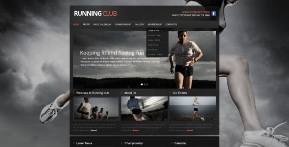 запуск шаблона сайта