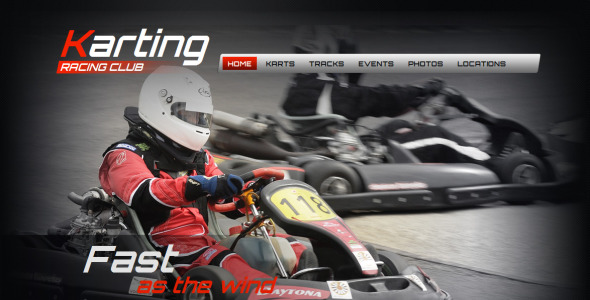 картинг moto cms html шаблон