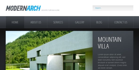 черно-белый шаблон конструкции drupal