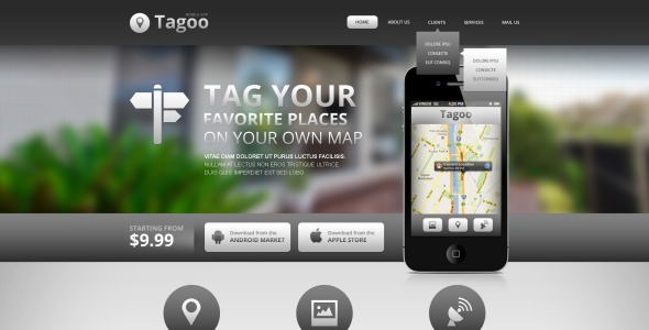 шаблон сайта софтверной компании