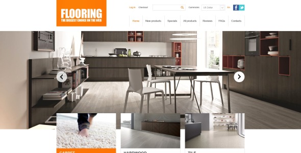 тема напольного покрытия шаблон zencart