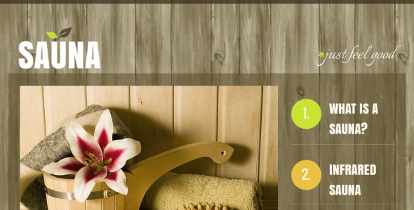 sauna moto cms html шаблон