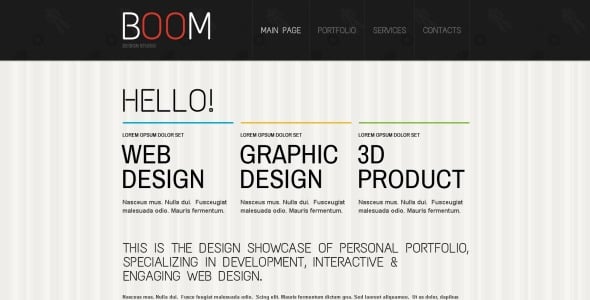 креативная студия дизайна drupal template