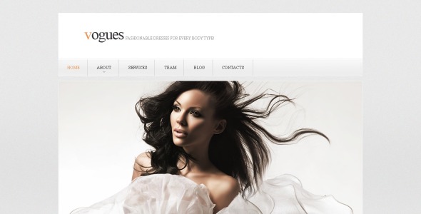 шаблон сайта одежды