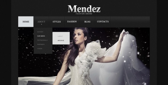 шаблон сайта одежды